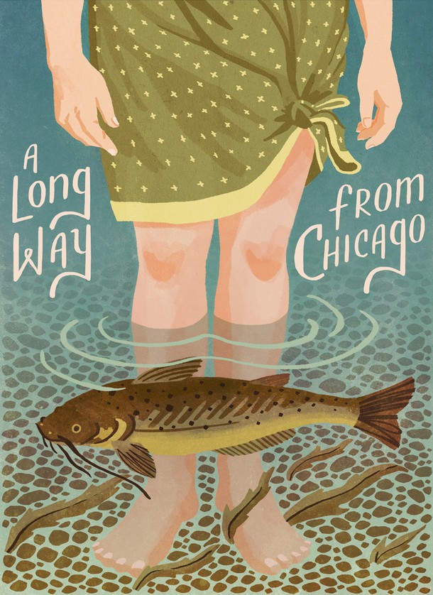 A Long Way from Chicago - Kitap Kapağı İllüstrasyonu